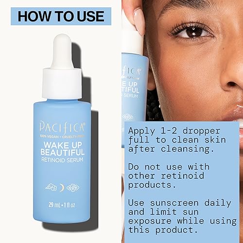 Vista 150 de Pacifica Suero facial complejo de colágeno vegano, suero hidratante antienvejecimiento con ácido hialurónico para rellenar y reafirmar el colágeno