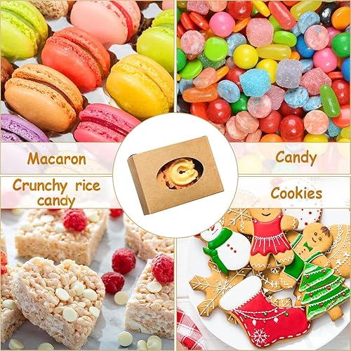 Miniatura 6 de Caja de jabón Kraft de 30 piezas con cajas de jabón para ventana para jabón casero, caja de ventana ovalada para jabón, jabón casero, suministros