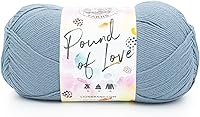 Vista 31 de Lion Brand Yarn 550-150 Hilo Pound of Love, Gris Oxford