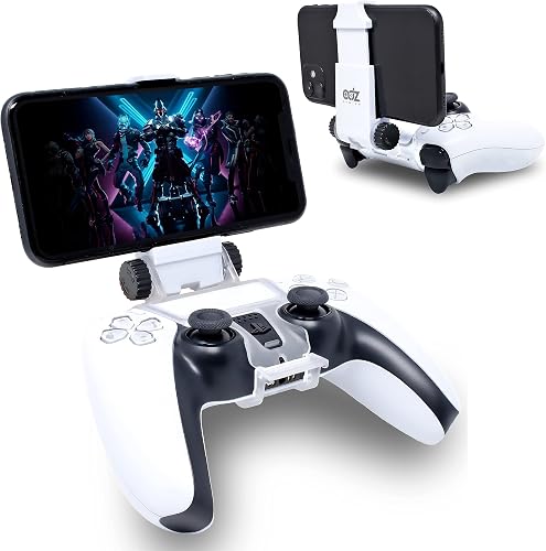 ADZ PS5 Controller Phone Mount Holder Clamp Smart Clip for PS5 Dualsense Controller Perfect for PS Remote Play