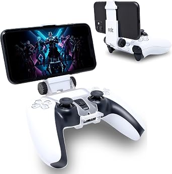 ADZ PS5 Controller Phone Mount Holder Clamp Smart Clip for PS5 Dualsense Controller Perfect for PS Remote Play