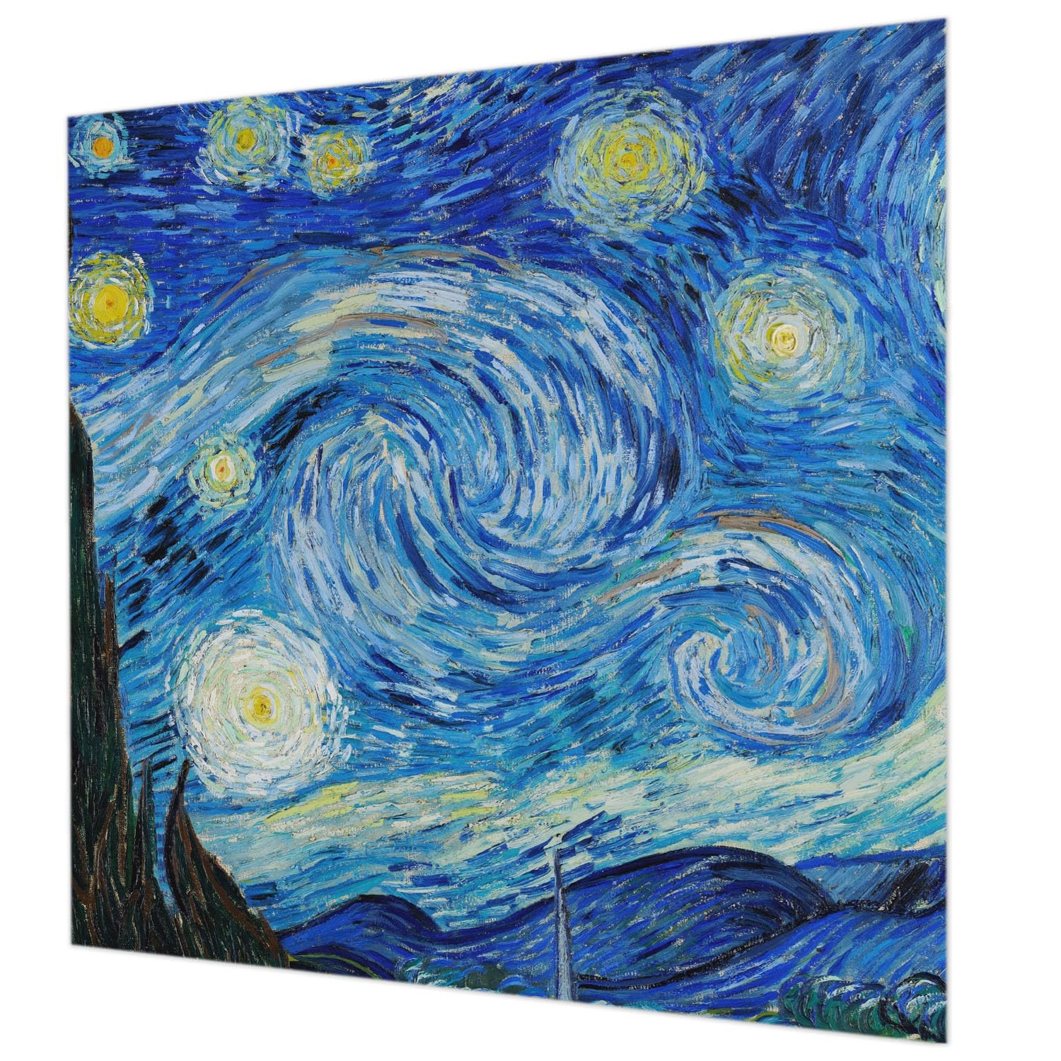 Impression de haute qualité pour ce décor mural intissé ciel nocturne 250x250