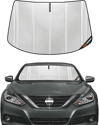 Pigenius Windshield Sun Shade for Nissan Altima 2019-2024. Full Coverage Rearvie