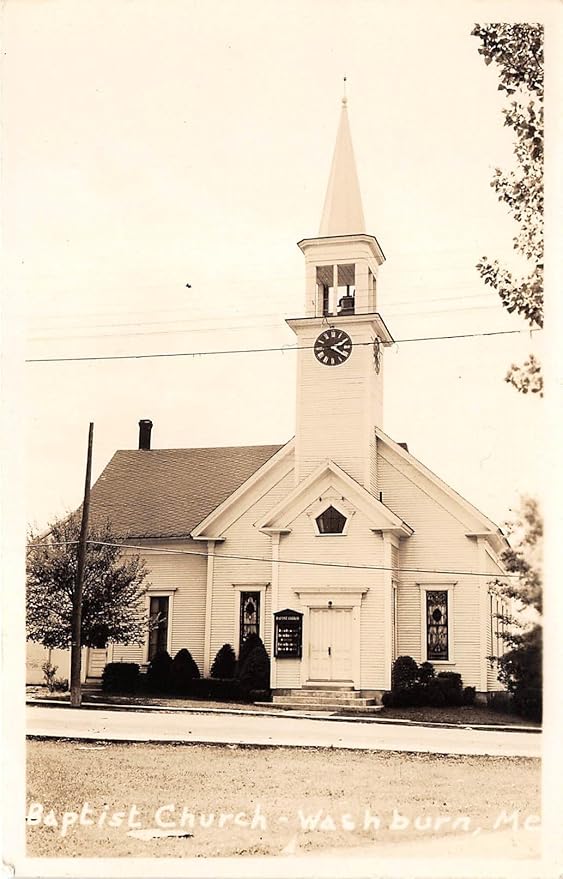 Washburn, Maine Postcard at Amazon's Entertainment Collectibles Store