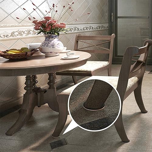 Miniatura 5 de Deslizadores de fieltro para muebles, pisos de madera dura, 16 piezas de 3.5 pulgadas, deslizadores de fieltro resistentes, superficies duras, mueve