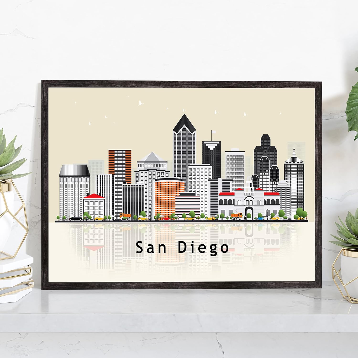 Pera Print San Diego Poster, San Diego California