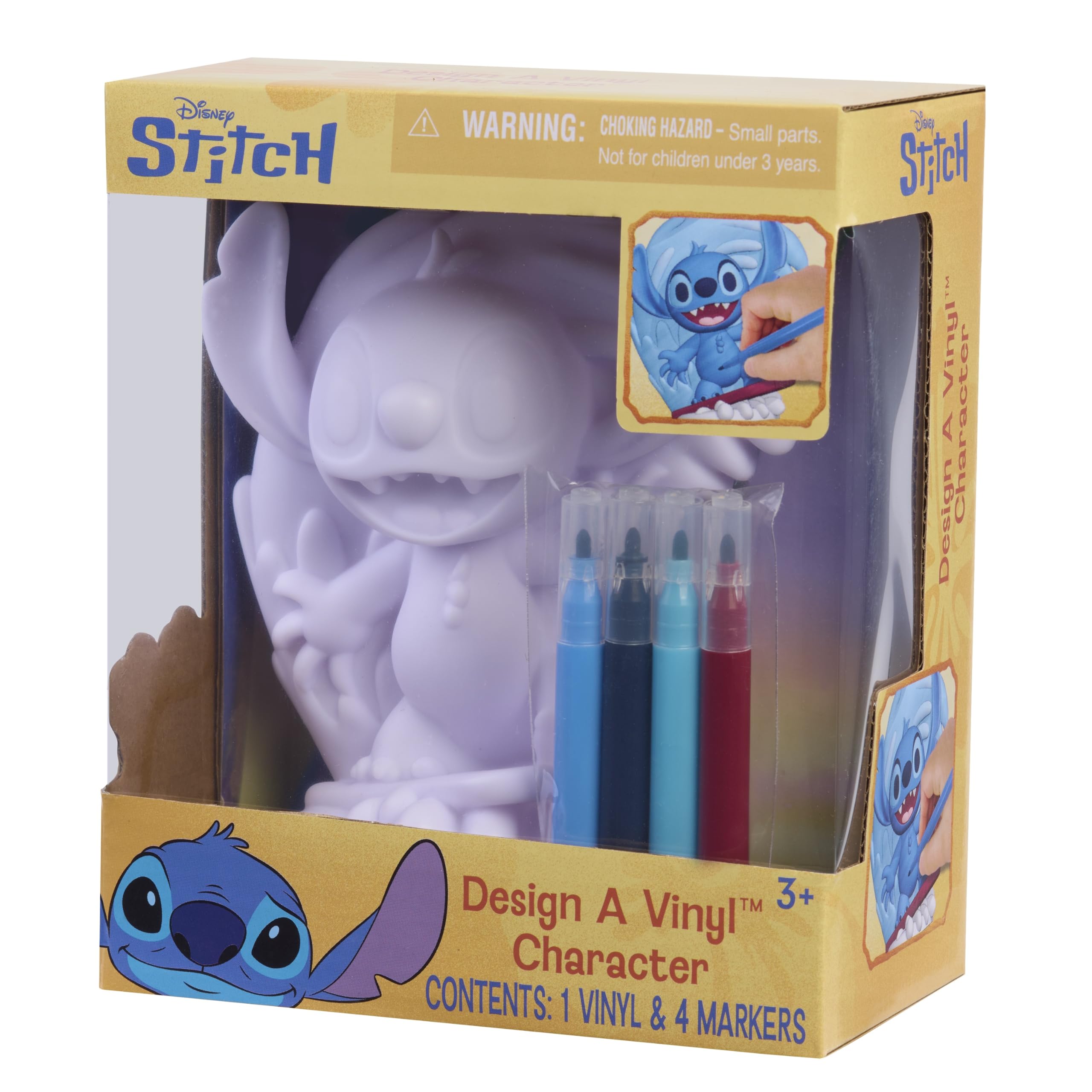 Amazon.com: Tara Toys Disney Stitch Design A Vinyl Surfing Edition