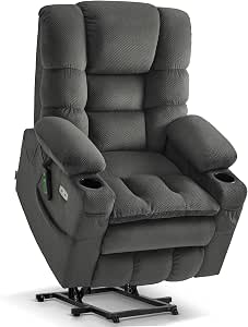 MCombo 3-Motor Power Lift Recliner with Heat and Massage, Model 7634, Large