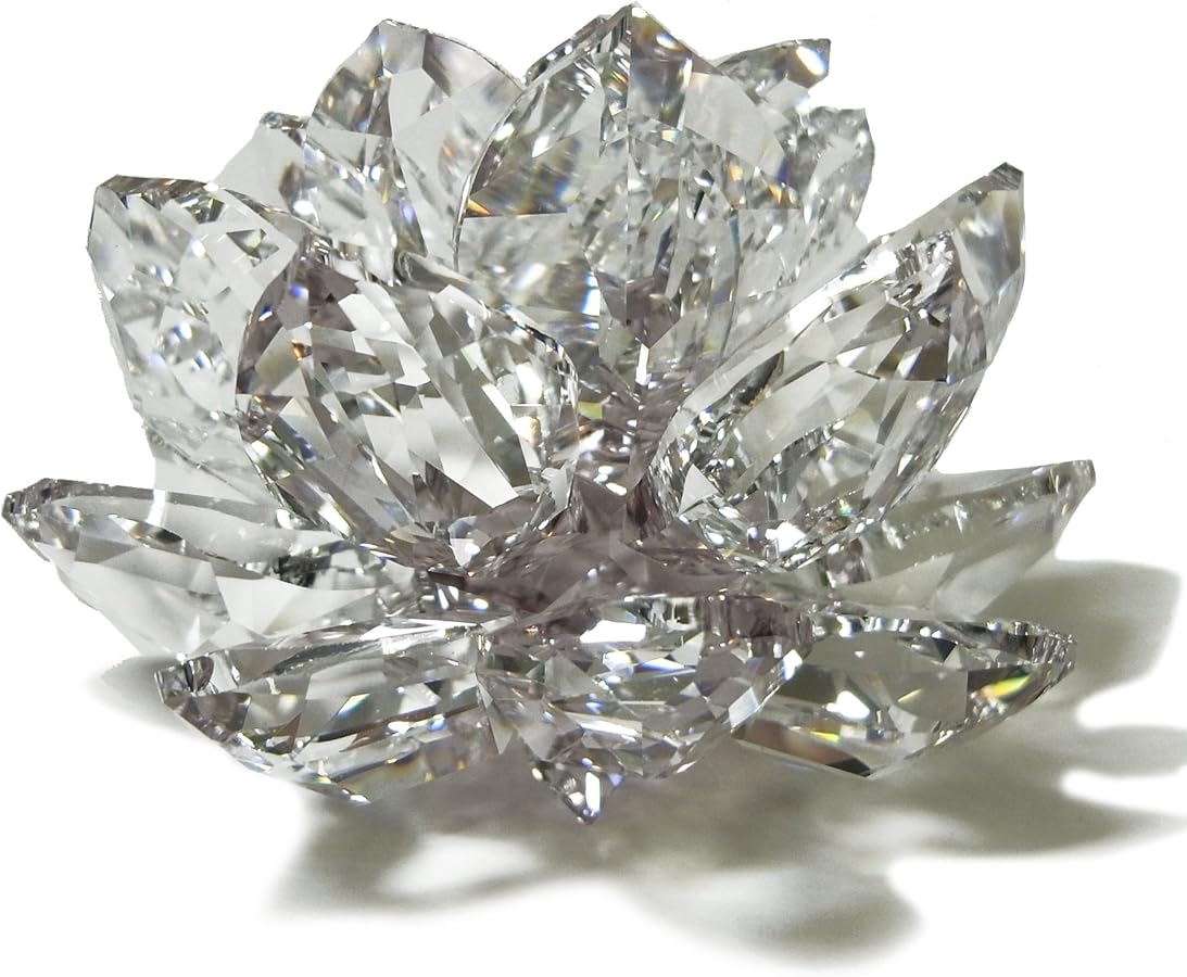 Amazon | [スワロフスキー] 置物 フィギュア クリスタル ダリア