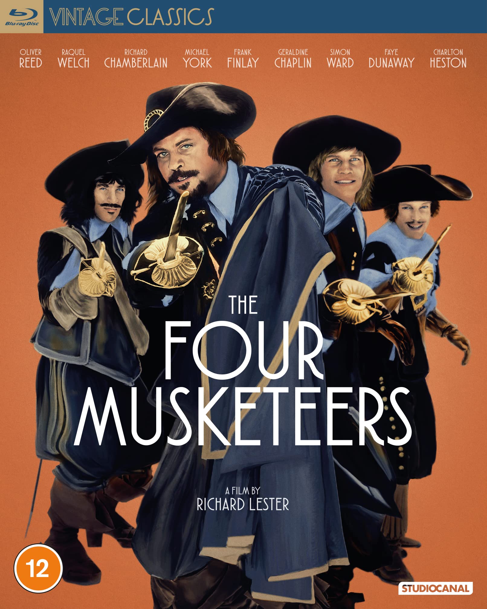 The Four Musketeers (Vintage Classics) [Blu-ray] [Region B]