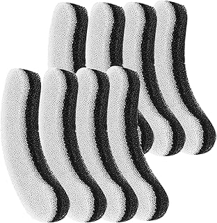 KKcare Filtros de 8 peças para 61OZ/1,8L Filtros de Fonte de Água Gato Transparente Filtro de Substituição de Filtro de Carbono Ativado para Fonte de Gato para Fonte de Gato