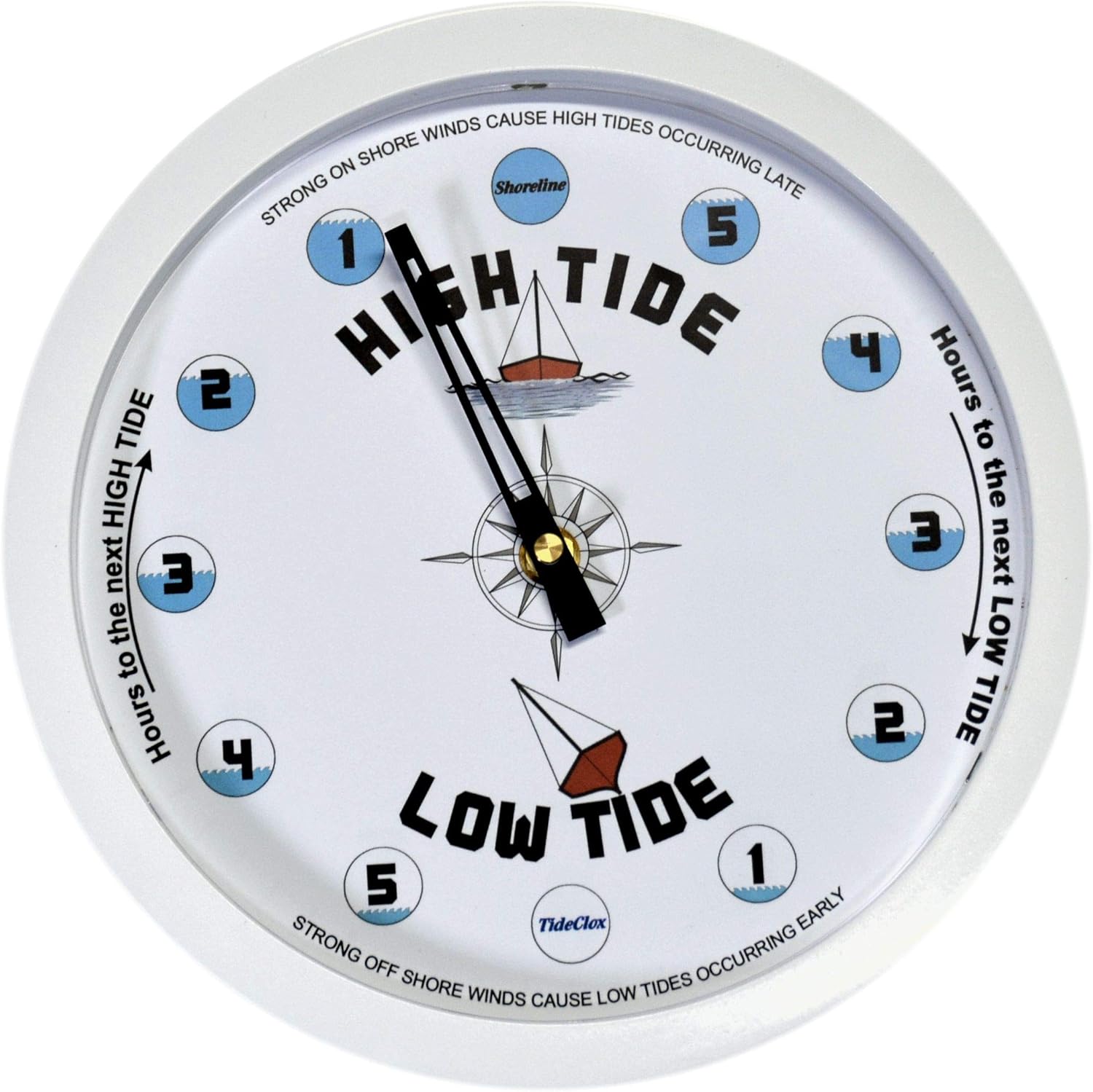 Shoreline Tide Clock Amazon.co.uk Home & Kitchen