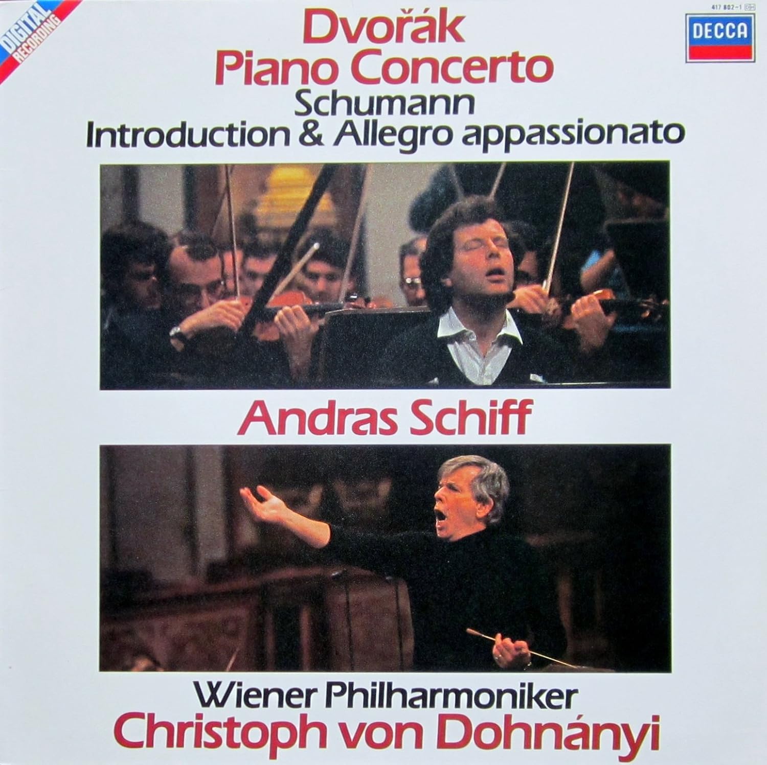 Dvorak Piano Concerto / Schumann Introduction & Allegro appassionato