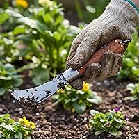 Vista 5 de Rite Edge Hawkbill Pruning Knife – 4” Folding Garden Knife with Stainless Steel Blade, Lockback Mechanism, and Wooden Handle – Ideal for Grafting