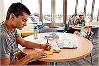 Vista 18 de Post-it Super Sticky Notes, 12 Sticky Note Pads, 3 x 3 in., Ideal for Organization in Your Dorm, Home or Office, Energy Boost Collection