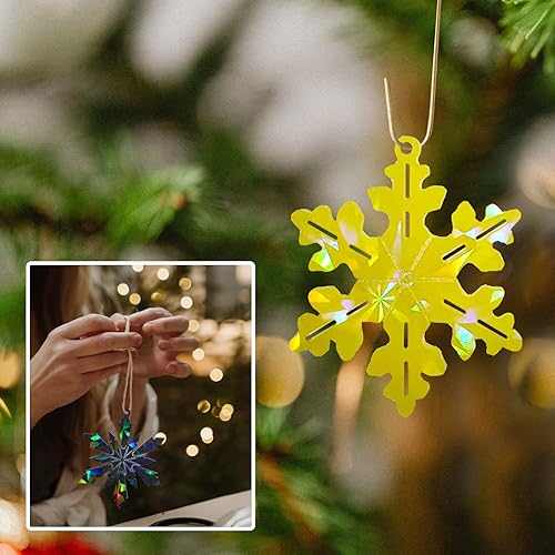 Miniatura 3 de DoreenBow Moldes holográficos de copo de nieve para resina de Navidad, moldes de resina de Navidad, moldes de resina epoxi para resina de bricolaje