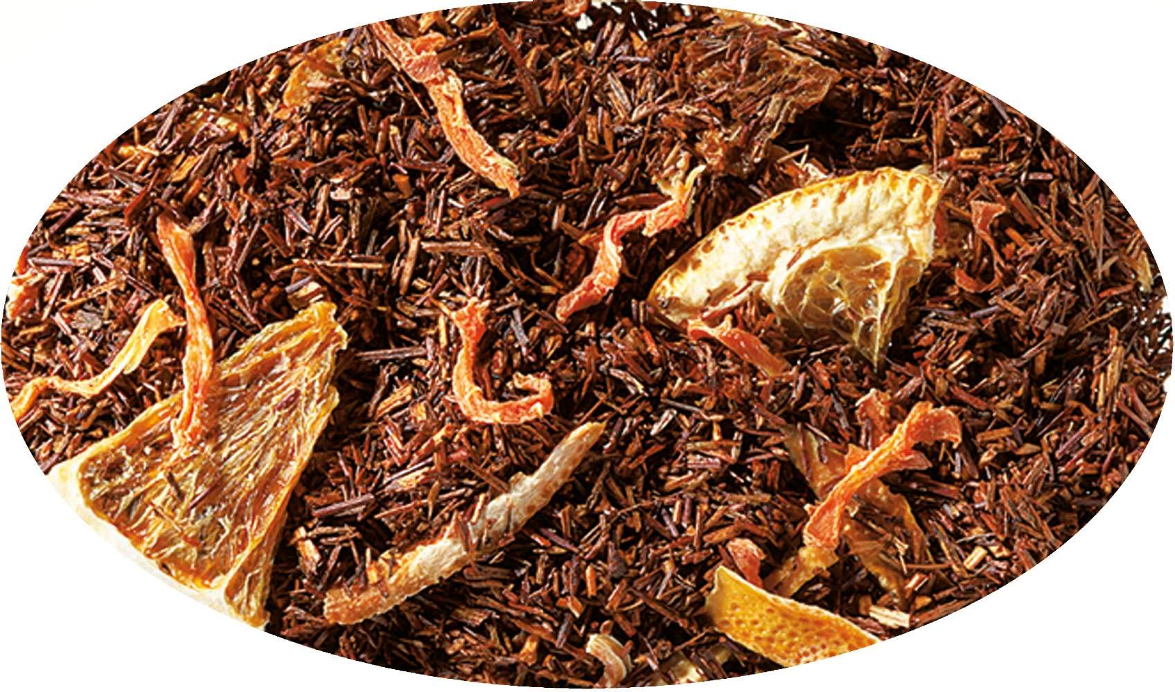 Eder Gewürze - Mezcla de Té Rooibos Fuego Polar, Naranja-Masapán aromatizado - 1kg