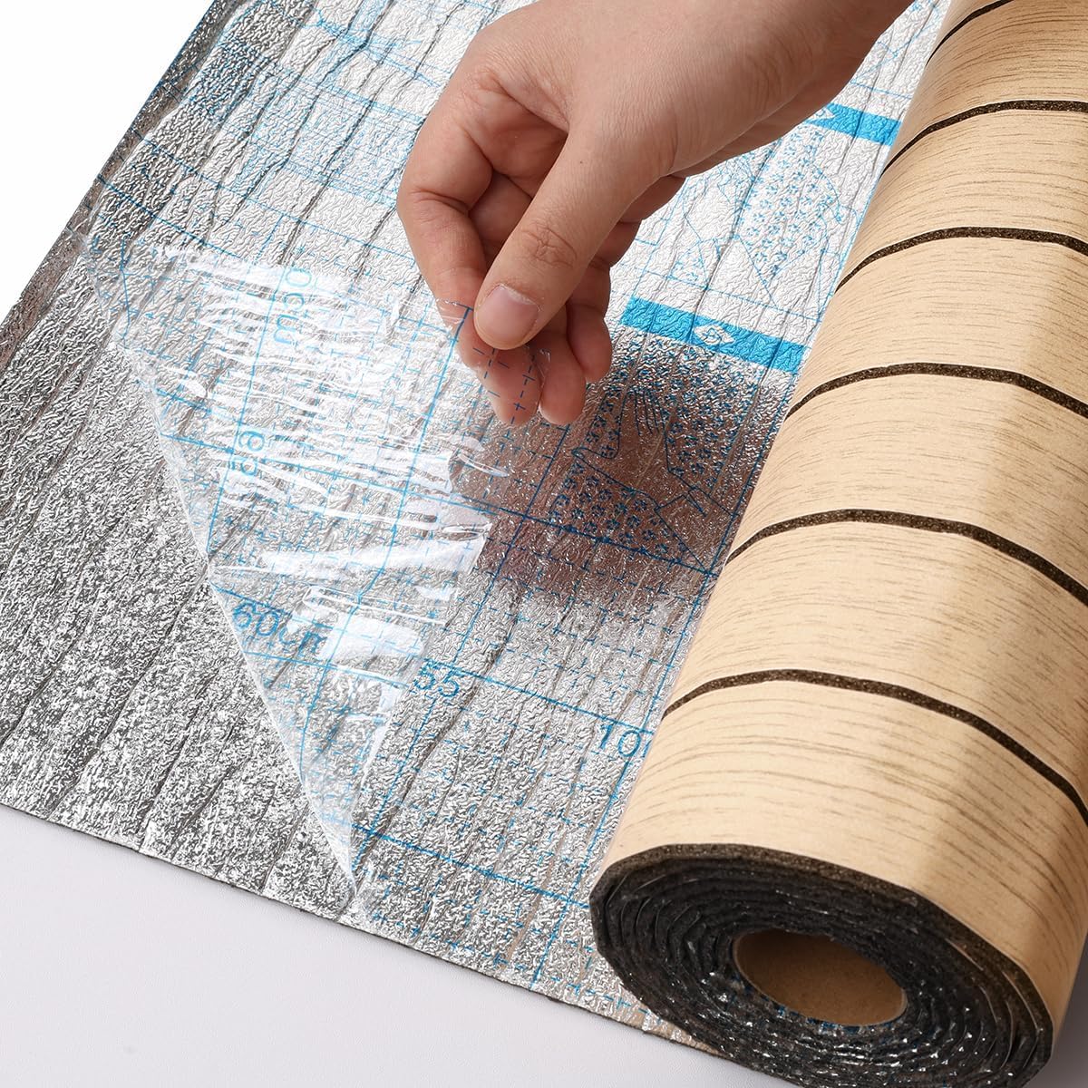 Yenhome Paneles 3D de Madera Decorativos Paneles para Pared Roble 90x500cm Vinilo 3D Adhesivo Pared Efecto Madera PVC Panel Acustico Decorativo Adhesivos Roble para Salon Dormitorio Garaje Cocina