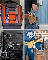 Vista 5 de Katerk - 6 unidades de 1/4 de pulgada con vástago hexagonal de aleación de aluminio para destornillador, ligero, cambio rápido, barra de extensión