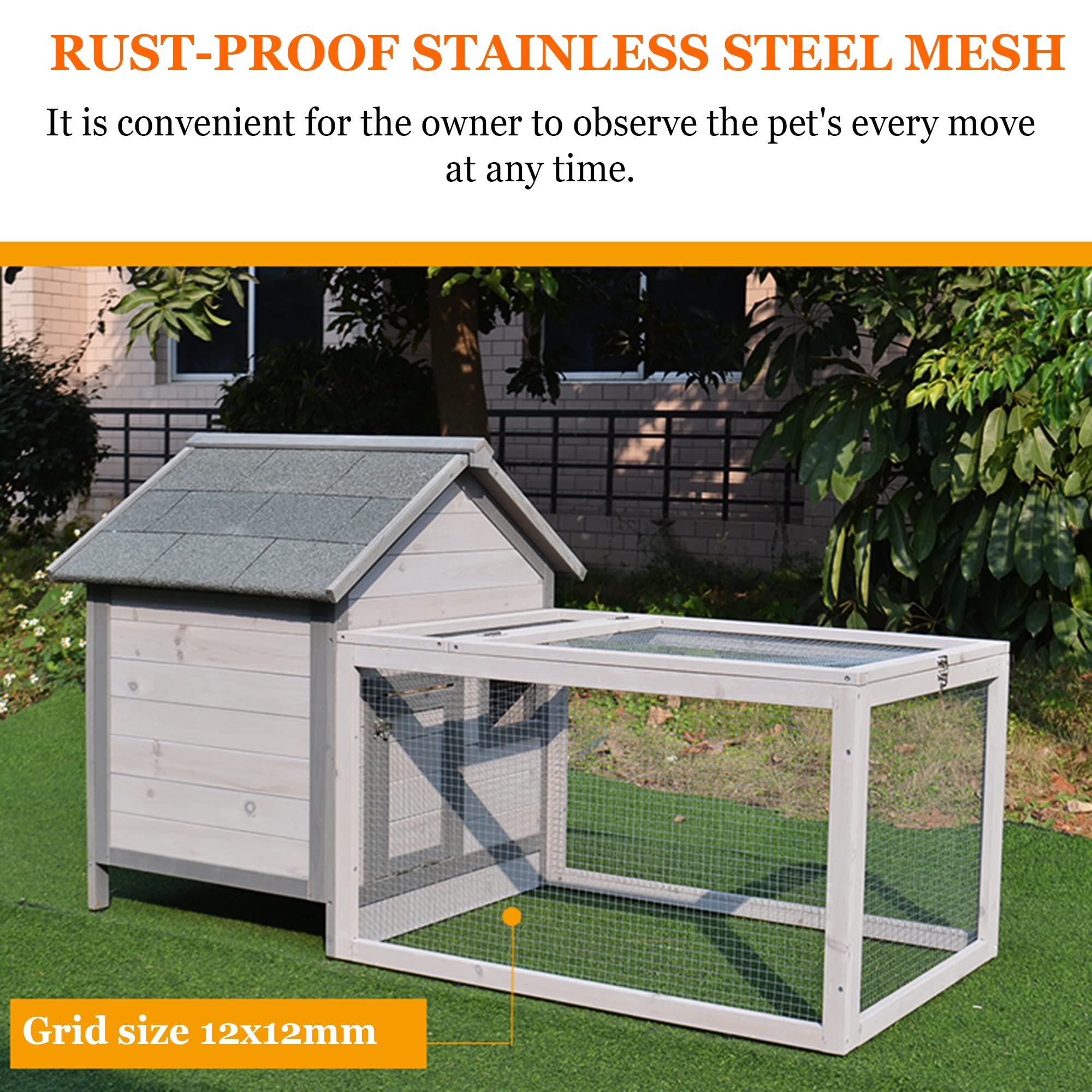 Amazon | THCSY 鶏小屋 鶏用ケージ 家禽用ケージ 鶏舎 木製マルチ