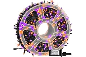 164FT 500 LED Halloween String Lights, Waterproof Halloween Decoration Indoor Outdoor