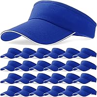 Bonuci 24 Pack UV Protection Sun Visors for Women & Men - Bulk Sports Visor Hats for Tennis Golf Baseball