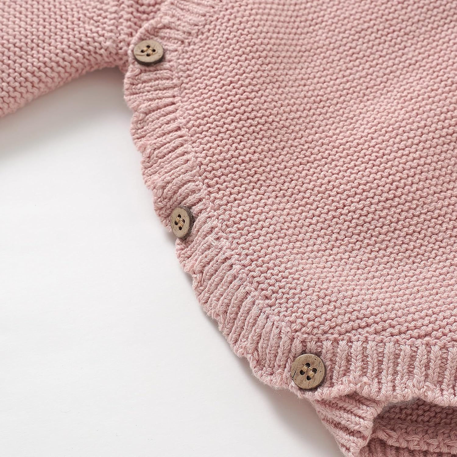 Unisex Baby 3 Piece Sweater Set Cotton Knit Romper with Hat and Booties, Long Sleeve Outfit Newborn Infant Clothes