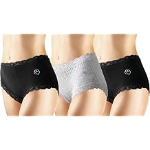 NEW 3 PACK COTTON BRIEF Menstrual Period Panties, Light Incontinence Panties, absorbent Panties