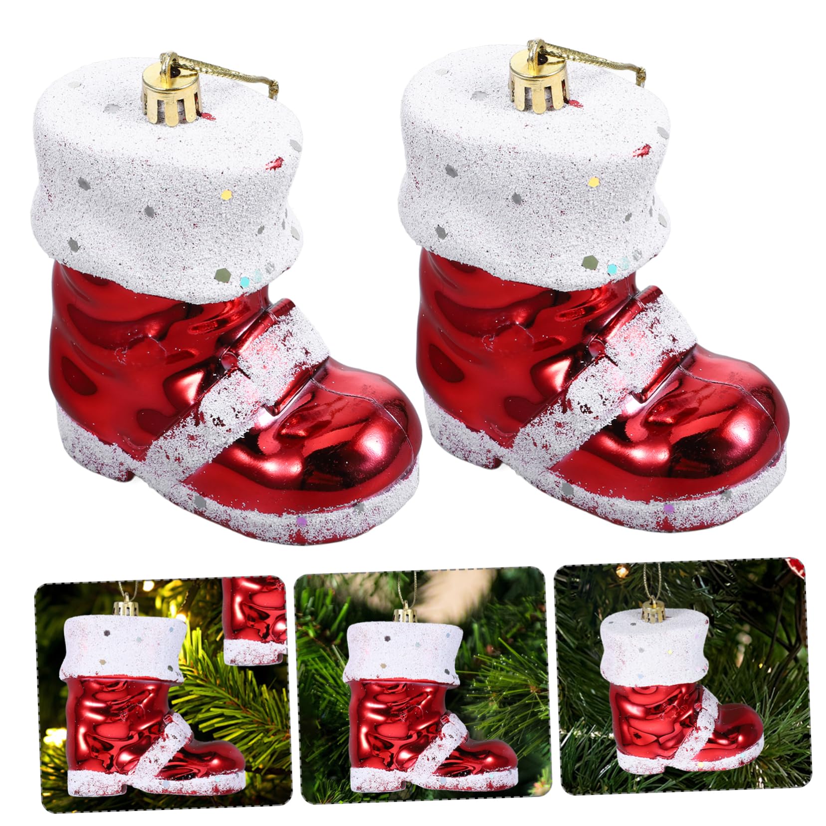 PRETYZOOM 15 STK Christbaumschmuck Hängende Glitzerkugeln als Ornamente Weihnachtsbaumspitze Weihnachtsschmuck Weihnachtsbaum Dekoartikel Party-Requisiten Weihnachtsbaum-Hängedekorationen