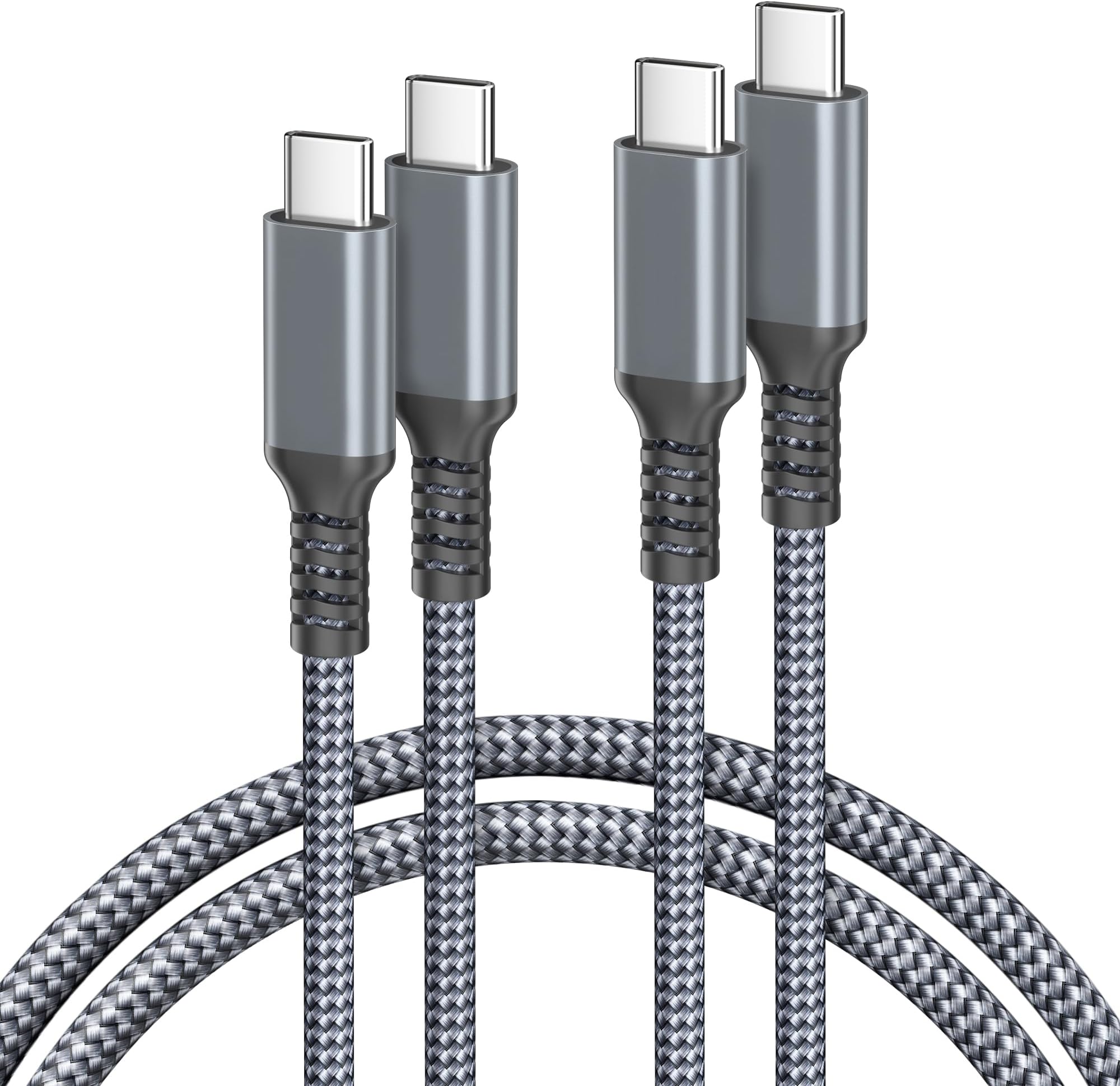 Basesailor for iPhone 17 16 Pro Charger Cable,USB C to USBC 60W Cable 10ft/2Pack,Power Delivery Fast Charging Type C PD for Apple 17e 15 Max,iPad Air 4 5 Mini 6 7,Samsung Galaxy AI S26 S25 S24 Ultra