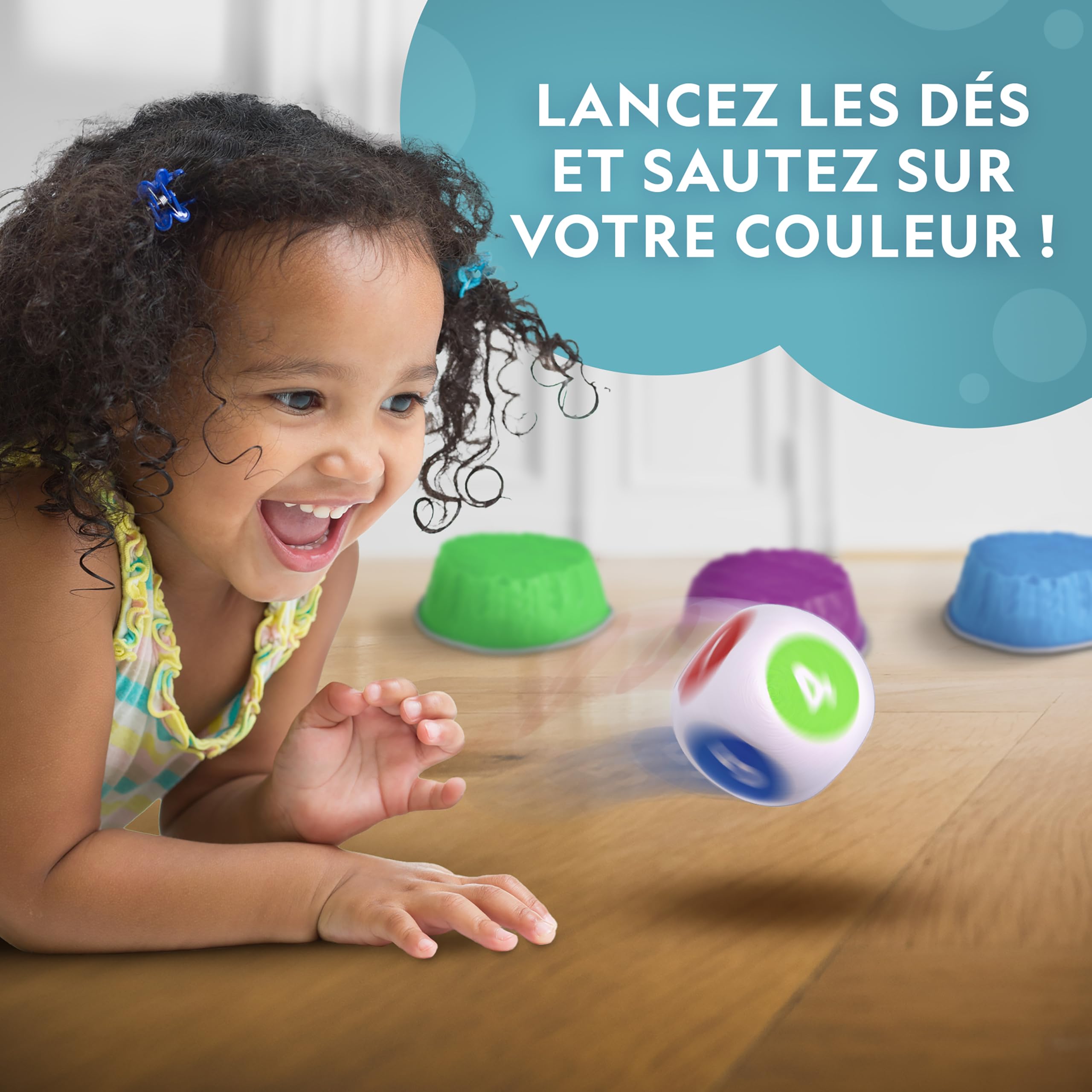 National Geographic Kids Jumbo Pierres D’Équilibre – 12 Pierres Antidérapantes 3 Hauteurs Dé en Mousse Cartes Play & Learn Parcours Obstacles Intérieur Extérieur Enfants 3+