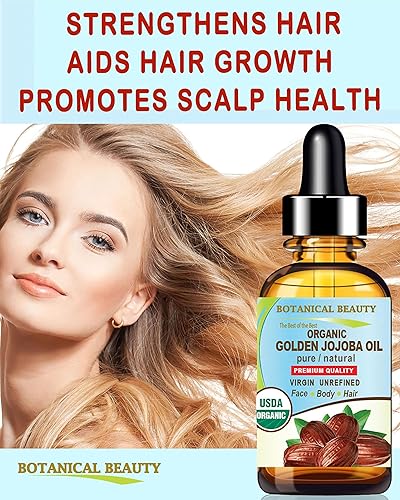 Miniatura 6 de Botanical Beauty ACEITE ORO DE JOJOBA ORO ORO 100% PURO PARA CARA, CABELLO, PIEL, CUERPO. 0.5 Fl.oz.- 0.5 fl oz.