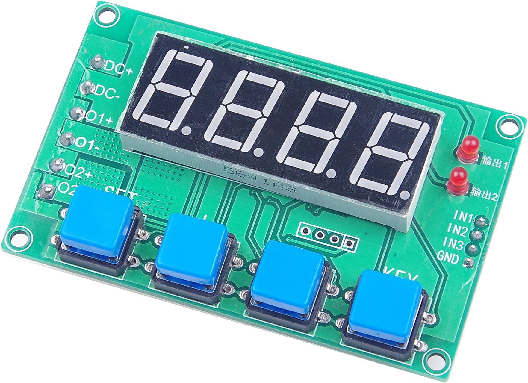 LM YN 12V 24V Timing Control Switch Trigger Delay On-off Cycle Dual MOS Module DC7-30V 10A 0.01S - 999 min Adjustable