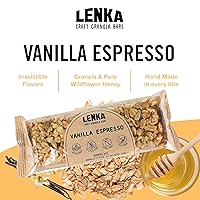 Vista 15 de Lenka Bars - Omega Snack Bars, Gluten Free, High Fiber, Kosher, Wholesome, No Artificial Flavors, Individually Wrapped - 12 Pack