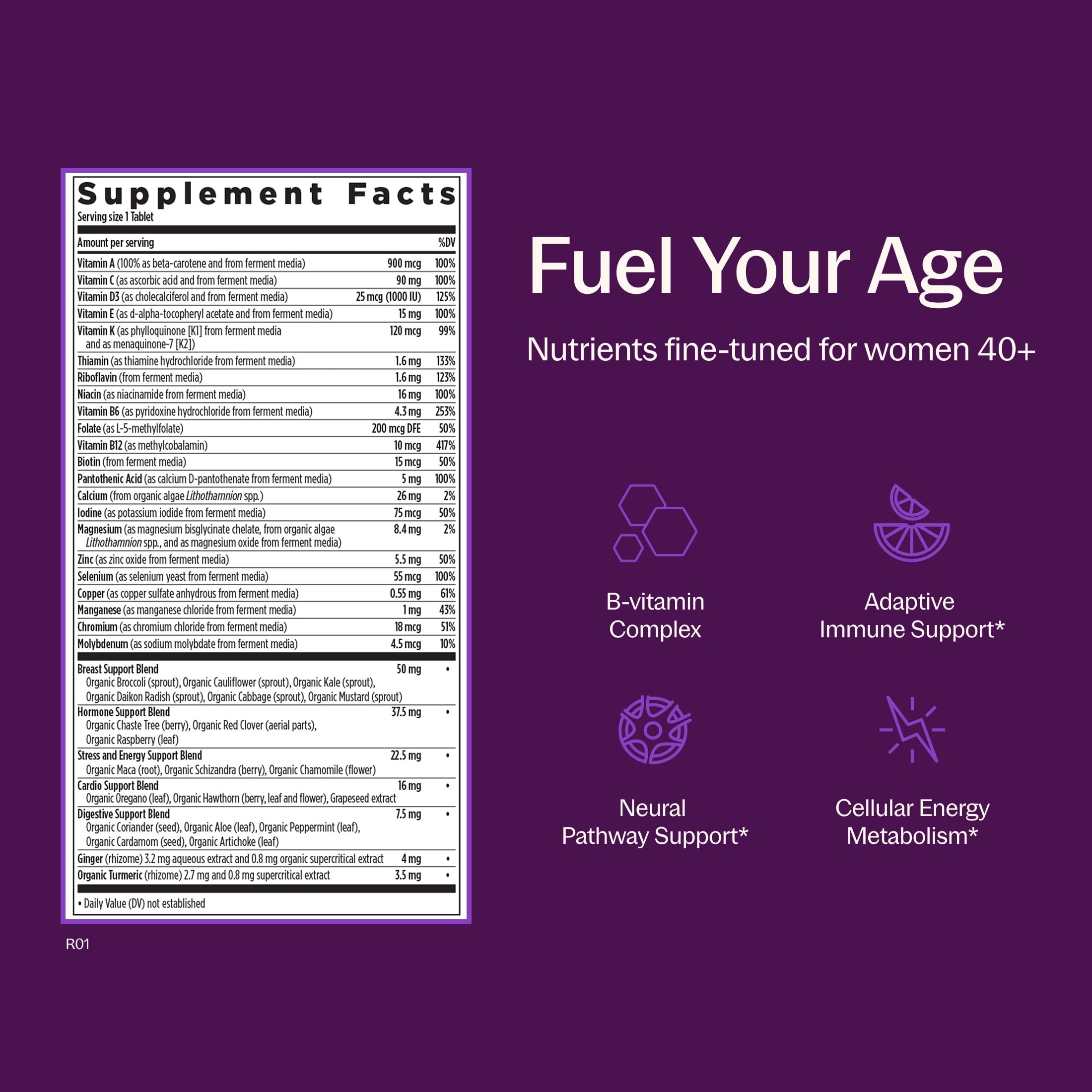 New Chapter Every Woman's One Daily 40+ Multivitamin, 48 Tablets — Amazon image 4