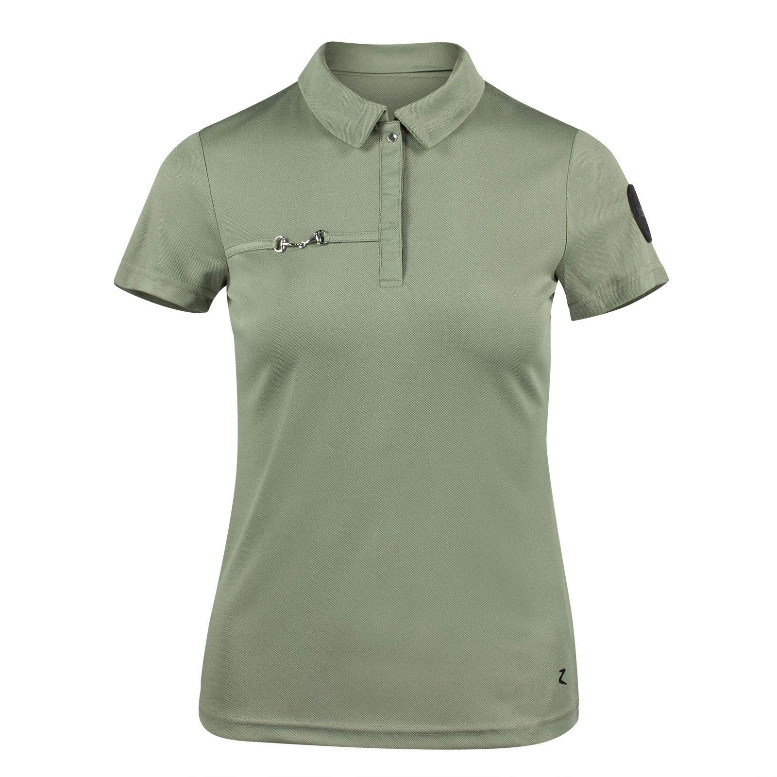 HORZE Camiseta Polo de Manga Corta Funcional para Mujer Denise