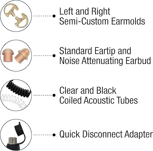 Miniatura 4 de Sheepdog Microphones Micrófono de solapa de policía de desconexión rápida, compatible con radios Motorola XTS5000 XTS3000 XTS2500 y XTS1500,