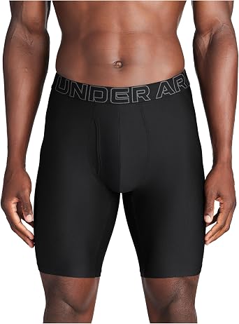 Under Armour Men's Performance Tech Mesh Long-Leg Boxerjock Brief Underwear, 9 Inseam, All-Day Comfort & Ultra-Soft, 3-Pack