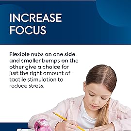 BouncyBand Wiggle Seat, Silver, 1-Pack - Small 10.75 D x 2.5 H Wobble Cushion for Kids Aged 3-7 - Sensory Tool Promotes Active Learning & Improves Productivity - Includes Pump for Easy-Inflation