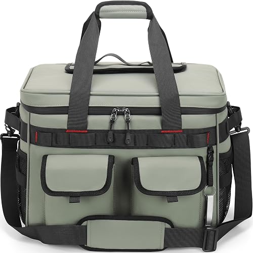 Insulated Soft Cooler Bag – Large 48/60 Can Leakproof Ice Chest, Portable Collapsible Cooler for Camping, Beach, Picnic