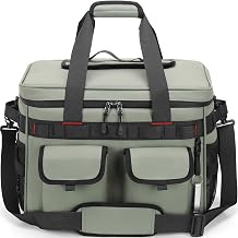 48/60 Can Insulated Soft Sided Collapsible Cooler Bag Ice Chest | Large 30/40L Portable Folding Waterproof Leakproof Cooler for Picnic, Beach, Fishing, Travel, Tailgate Camping