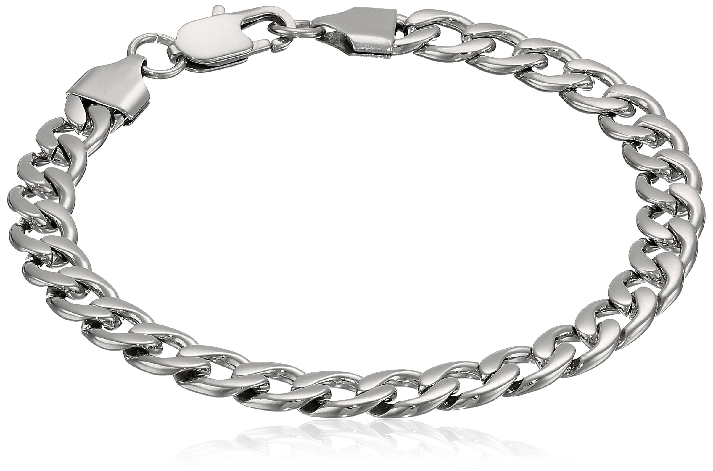 Men's Stainless Steel Curb Bracelet