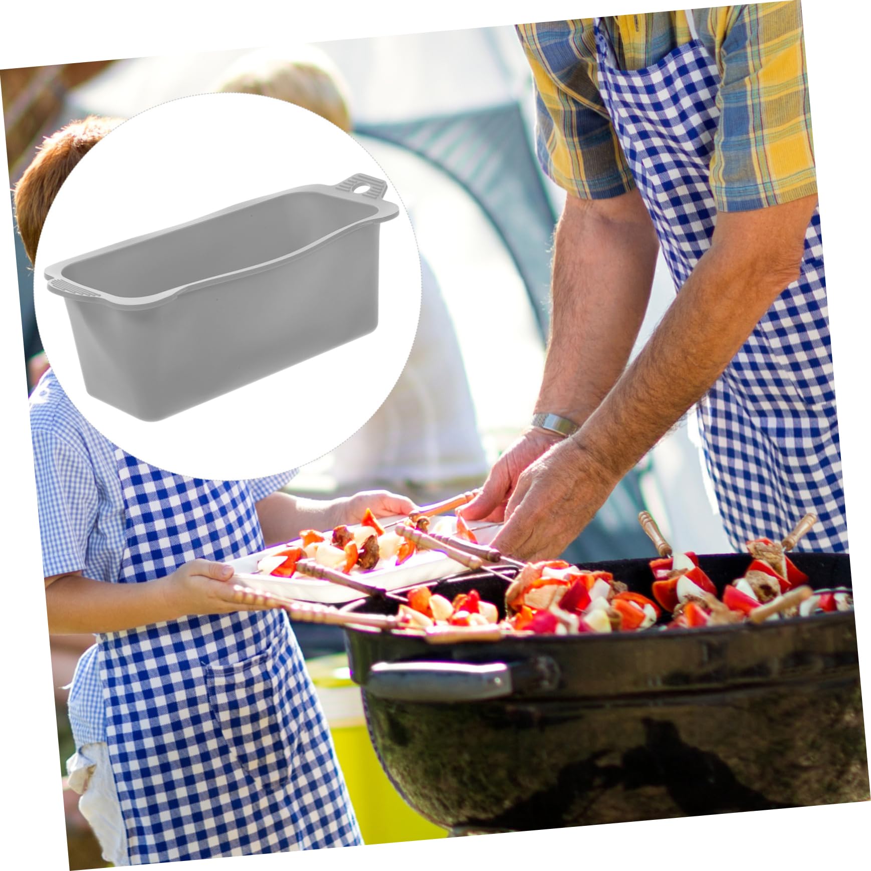 GRIRIW 3pcs Grease Catcher for Grilling Accessories Silicone Grease Cup Liners Reusable Drip Pan Liners Camping Grease Cup Accessory