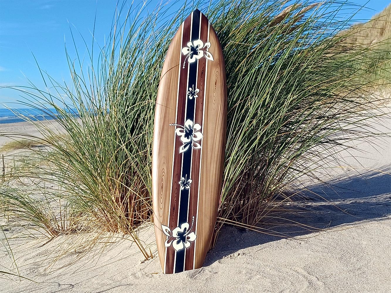Deko Holz Surfboard 80 cm lang Airbrush Design Surfing Surfen Wellenreiten Surf /FBA_1863a