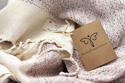 Miniatura 15 de SMYRNA TURKISH COTTON Paquete de 6 paños de baño versátiles para baño, hotel, spa, gimnasio, suaves, absorbentes, prelavadas y de secado rápido