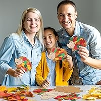 Vista 4 de Fennoral Paquete de 12 calcomanías de espuma de erizo para niños, hazte erizo, arte y manualidades de otoño para niños y niñas, suministros