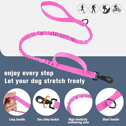 Vista 47 de HYDEME Collar táctico ajustable para perro, collar de nailon de entrenamiento militar con mango de control y hebilla de metal pesado para perros