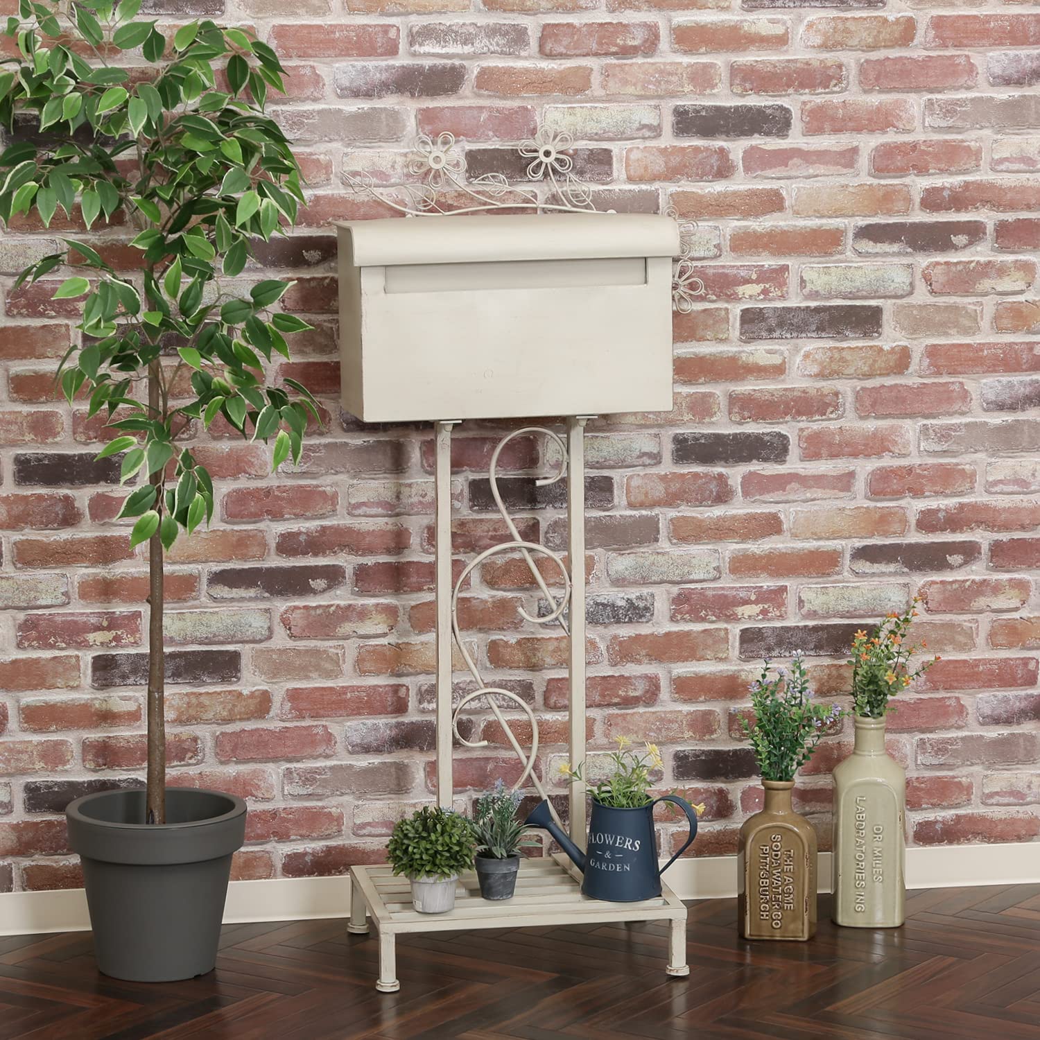 Amazon.co.jp: 不二貿易 郵便受け メールボックス 幅52×奥行38