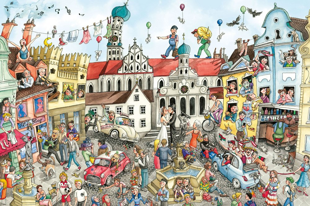 Das große Augsburger Wimmelbuch