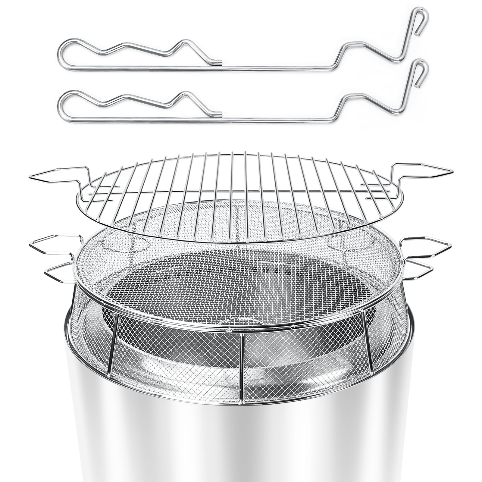 Hisencn Fire Pit Spark Protector Screen for Solo Stove Bonfire 19.5